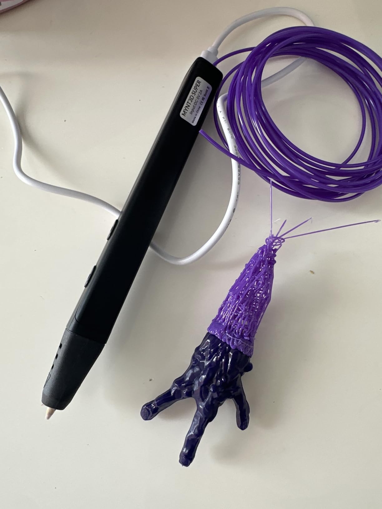 MYNT3D Super 3D Pen, 1.75mm ABS and PLA Compatible 3D Printing Pen customer photo 2
