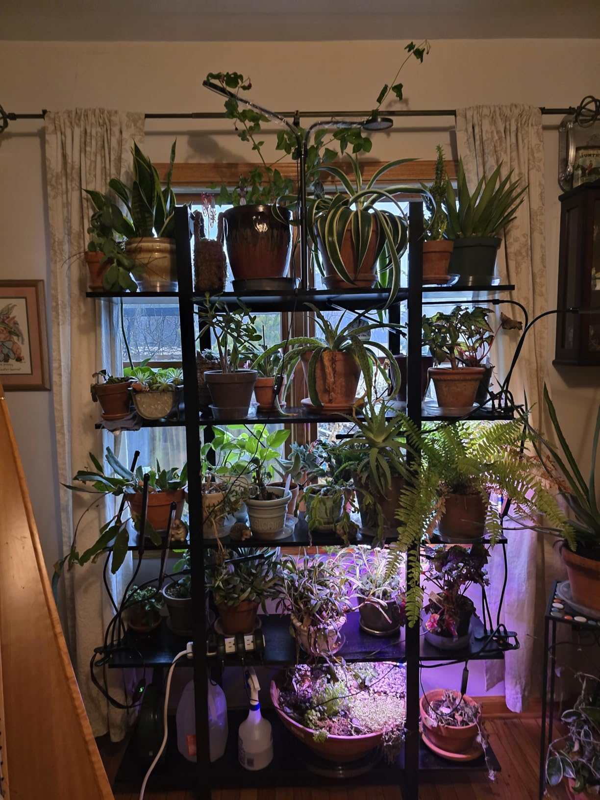 Tribesigns 5-Tier Bookshelf, Vintage Industrial Style Bookcase 72 H x 12 W x 47L Inches customer photo 2