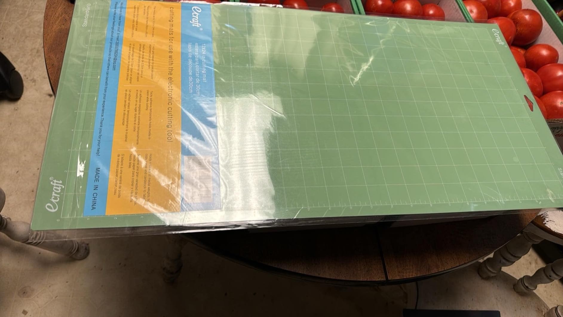 Ecraft 12x12 Cutting Mat 3-Pack, Strong/Standard/Light Adhesive, Compatible with Cricut Maker 3/Maker 4/Maker/Explore 3/4/Air 2/One, Variety Adhesive Sticky Cutting Mats Accessories customer photo 2