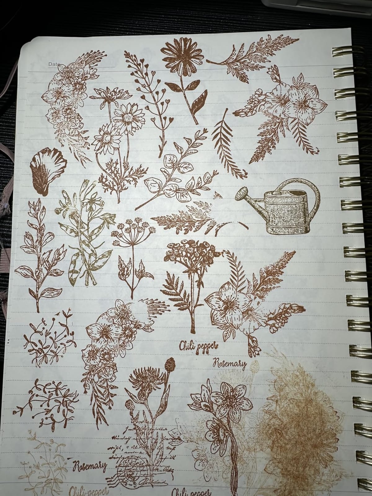 UCEC 8 Sheets Flower Clear Stamps for Card Making Silicone Stamps for DIY customer photo 2
