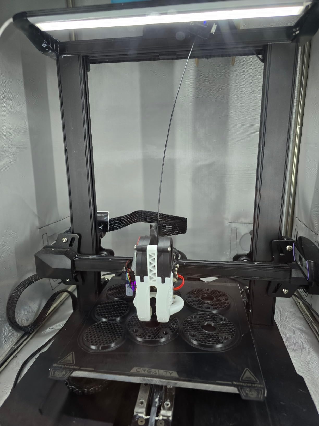 OVERTURE ABS High Strength 3D Printer Filament 1.75mm, 1kg Black customer photo 1