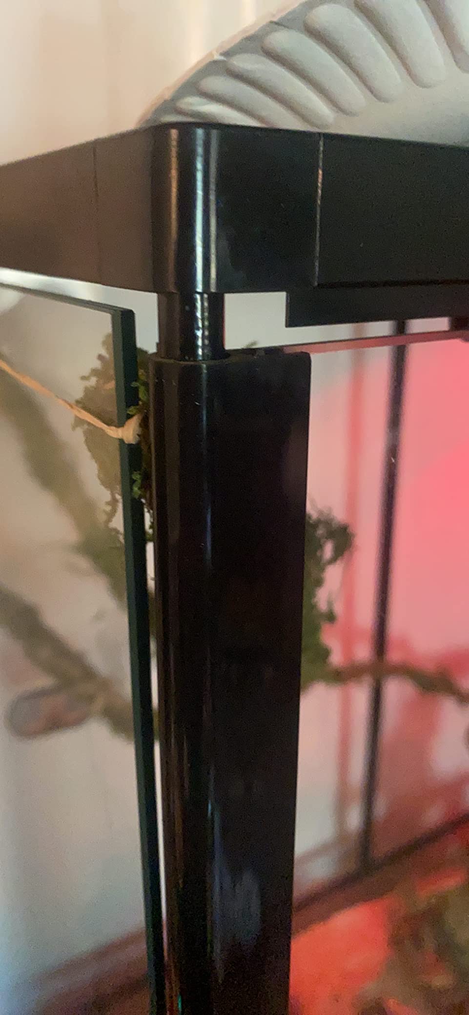 REPTI ZOO Large Reptile Terrarium, Vertical Reptile Tank, Wide & Tall Chameleon Cage with Top Screen Ventilation (36