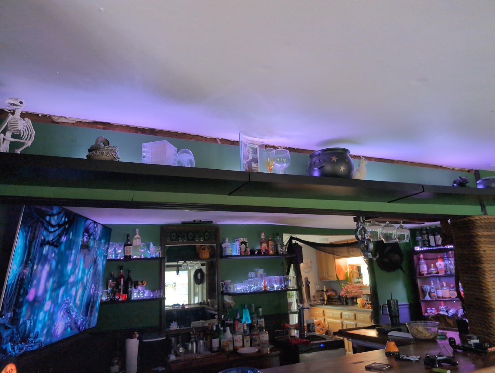 HitLights LED Strip Lights Kit, RGB Color Changing Tape Light Pre-Cut 4FT customer photo 1