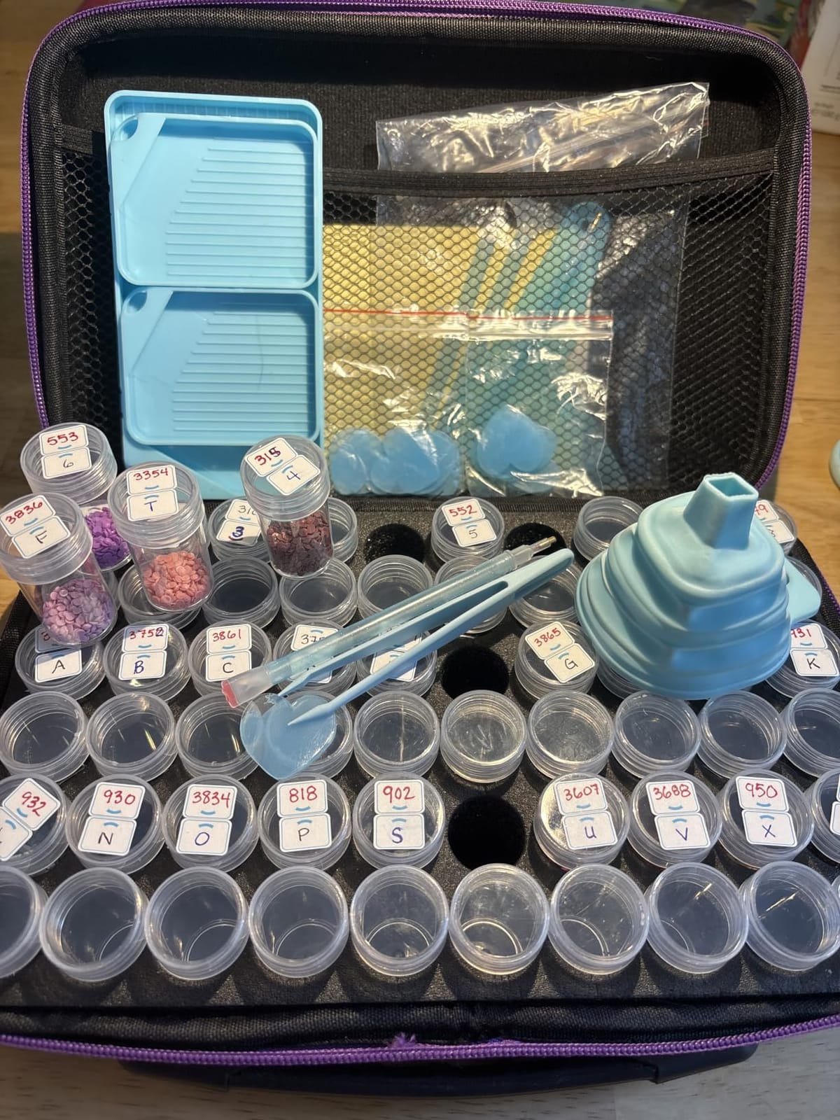 ARTDOT 60 Slots Storage Container for Diamond Art Kits for Adults, Portable Bead Storage Boxes for Diamond Painting Accessories and Tools customer photo 2