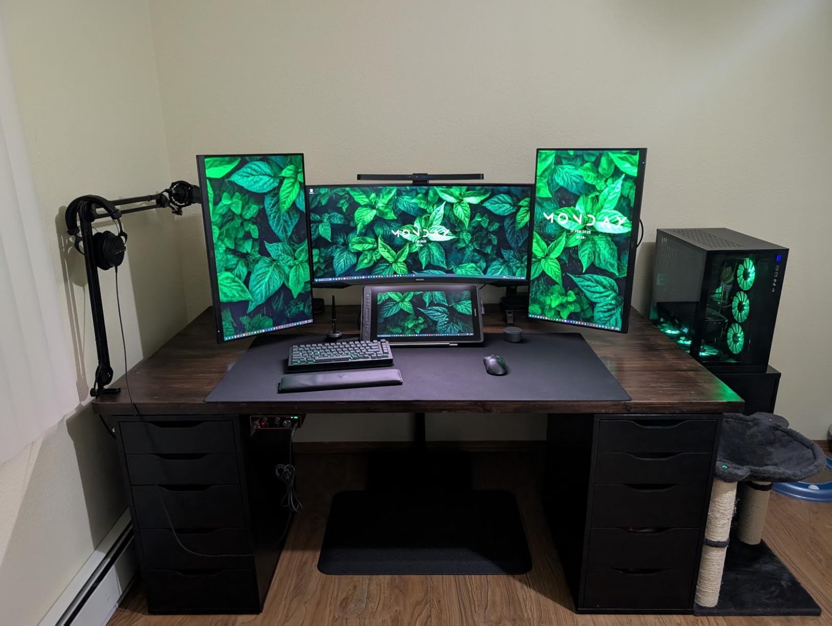 VIVO 2 Pack Black 17 in Under Desk Cable Management Tray, DESK-AC06-2C customer photo 2