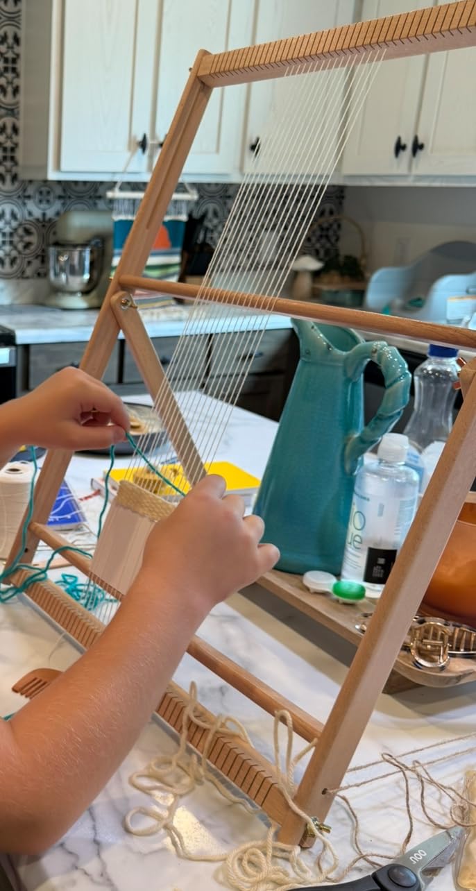WILLOWDALE Weaving Loom for Kids, 16.5