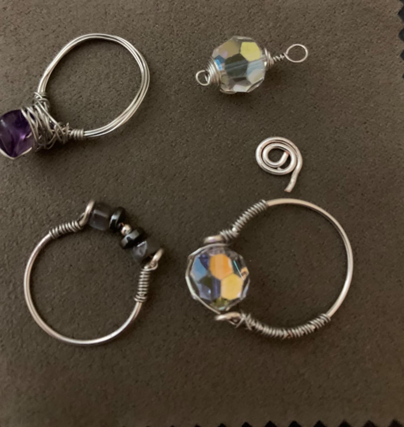 Thrilez Wire Wrapping for Jewelry Making, Repair and Beading Supplies Kit with Craft Ring Wire, Tools, Pliers and Jewelry Findings customer photo 1