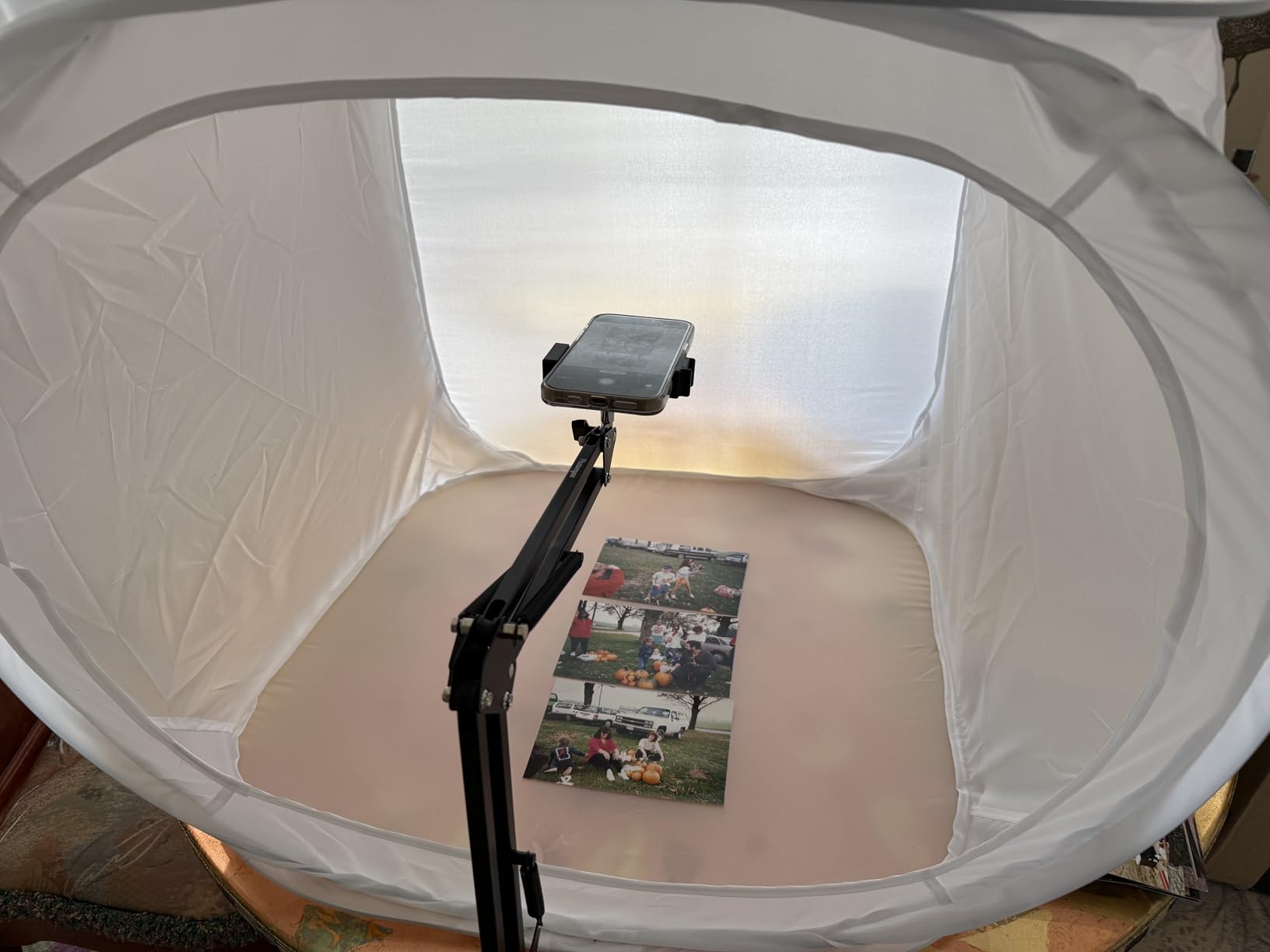 Photomyne Photo Studio Light Box – Foldable Photography Tent with Diffuser customer photo 1