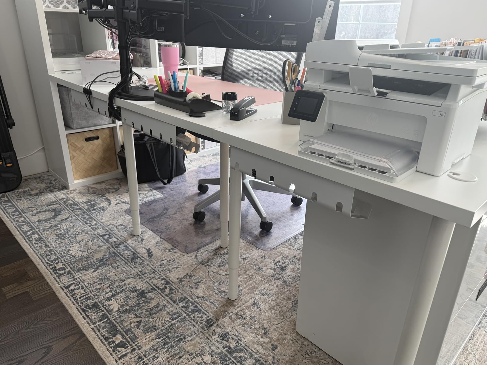 PAMO Cable Management Under Desk, Set of 2 - Black customer photo 1