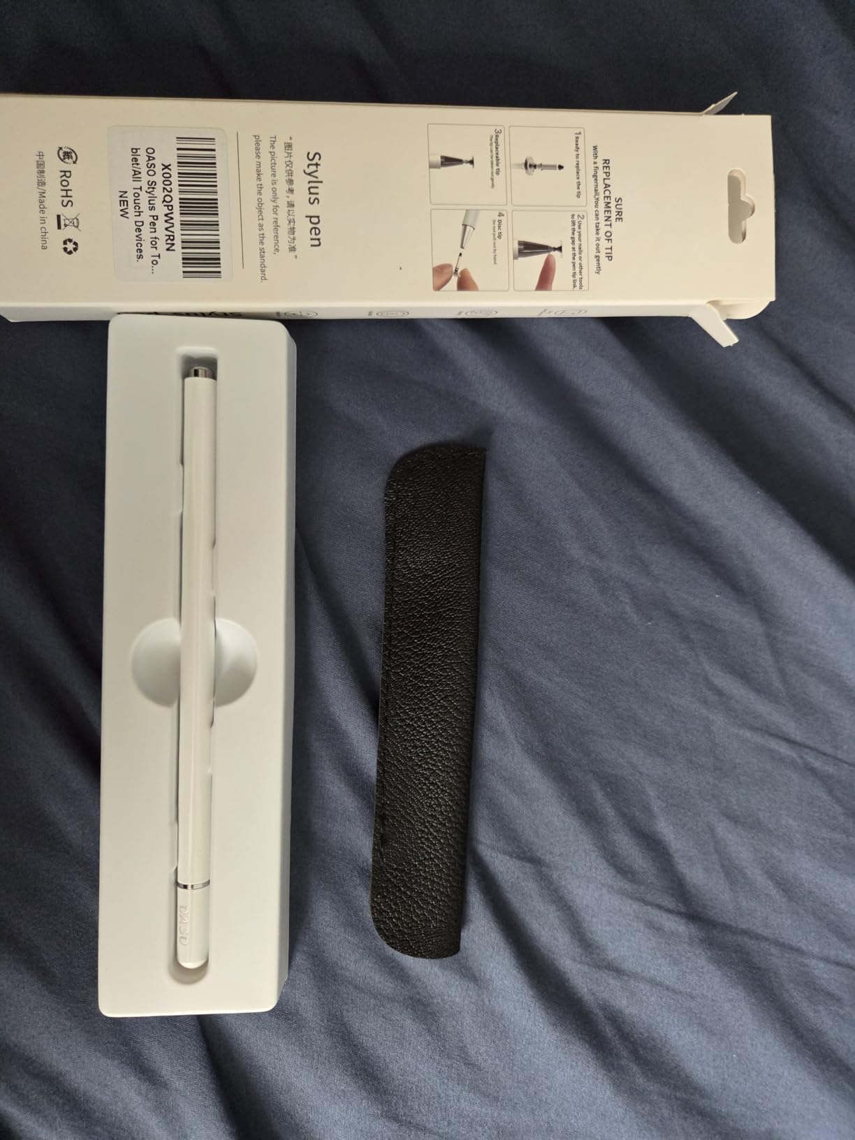 OASO Stylus Pen for Touch Screens, Disc Tip & Magnet Cap Styli Pencil Compatible with Apple iPad pro/iPad 6/7/8/9/iPhone/Samsung Galaxy Tab A7/S7/Fire HD 7/8/10 Plus Tablet/All Touch Devices. customer photo 1