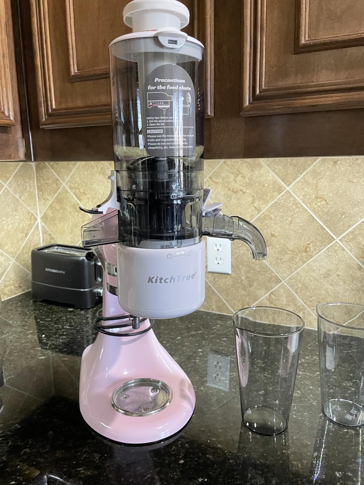 KITCHTREE Fruit & Vegetable Strainer Attachment Set for KitchenAid - Includes Food Grinder Attachment and Sausage Stuffer Tubes, Compatible with KitchenAid Stand Mixers customer photo 2