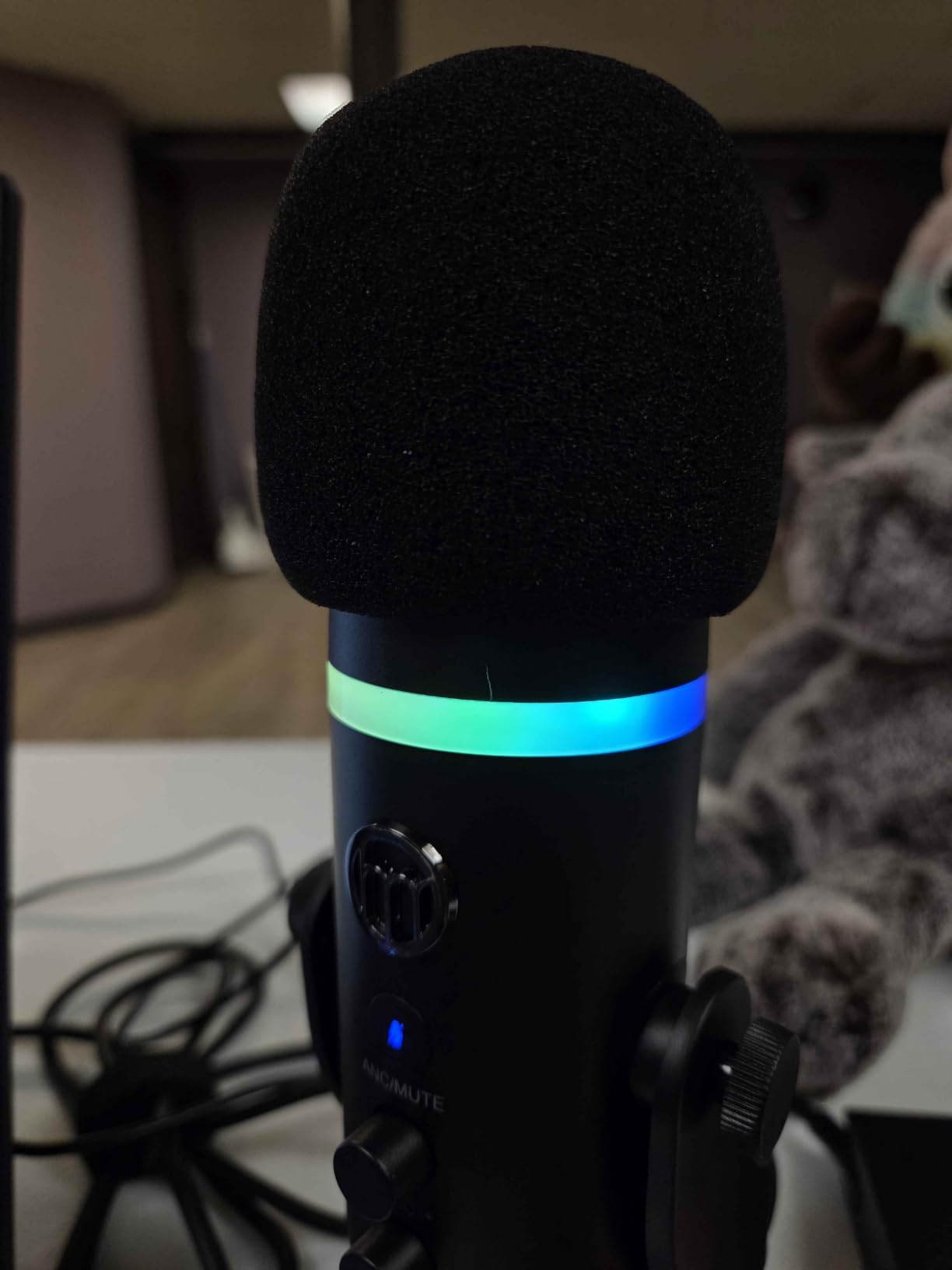 ZealSound Podcast Microphone for PC, Noise Cancellation USB Mic with Gain, Volume Adjustment & Mute Button, Monitoring & Echo, for YouTube, TikTok, Podcasting, Streaming, iPhone, iPad, Android, Mac customer photo 1