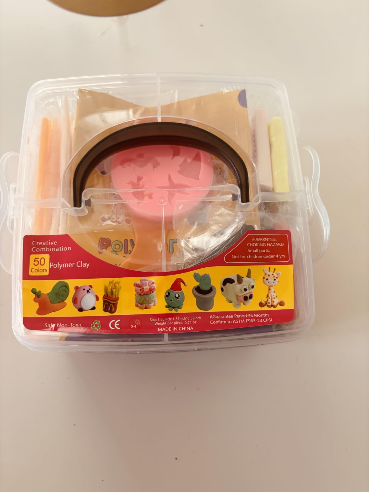 Aestd-ST Polymer Clay Kit 85 Colors, Oven Bake Modeling Clay for Kids customer photo 1