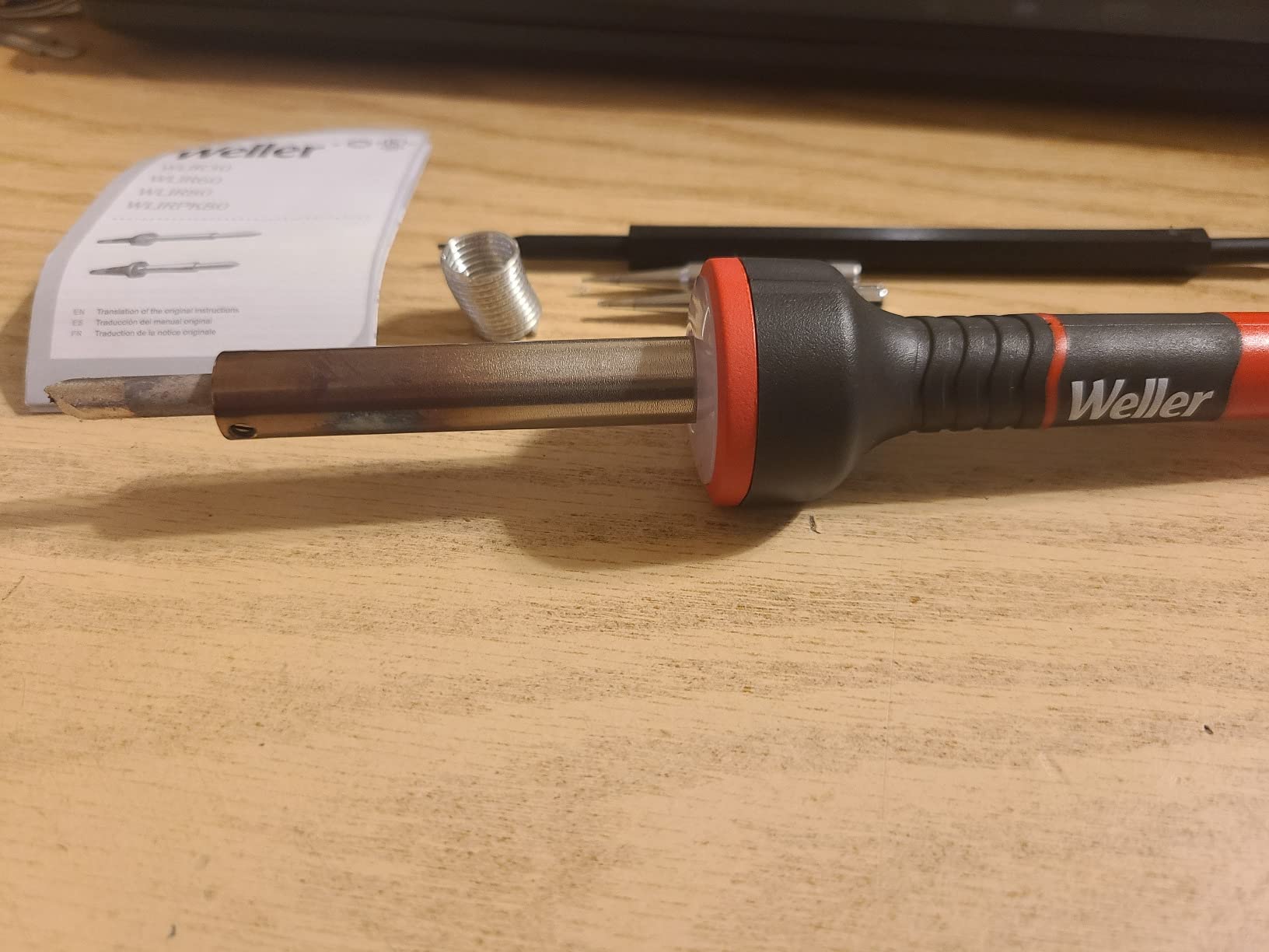 Weller 60W/120V Soldering Iron Kit, LED Halo Ring - WLIRK6012A customer photo 2