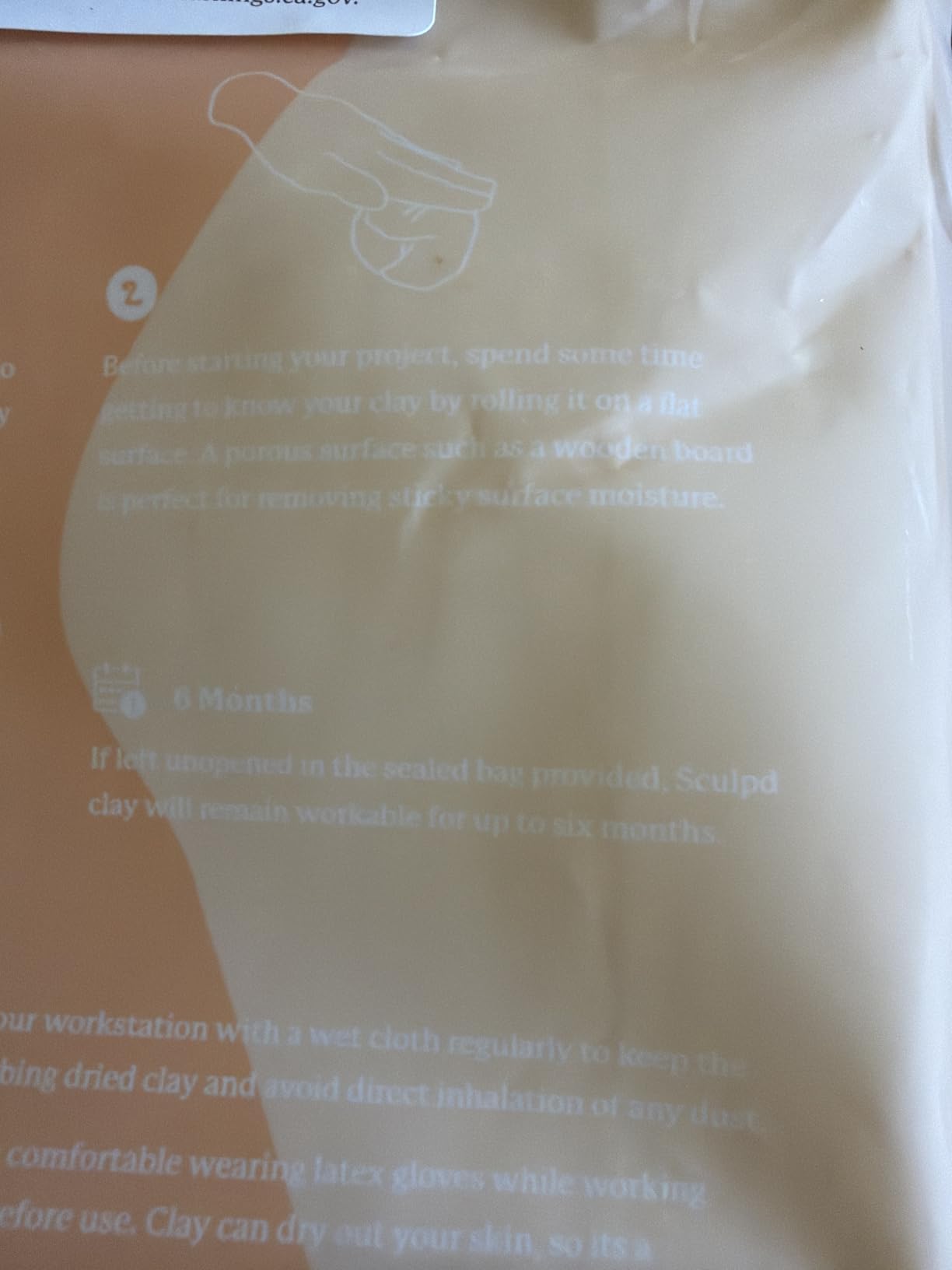 Sculpd Air Dry Clay, Premium Self-Hardening Modeling Clay, 2.2lbs Bag customer photo 2