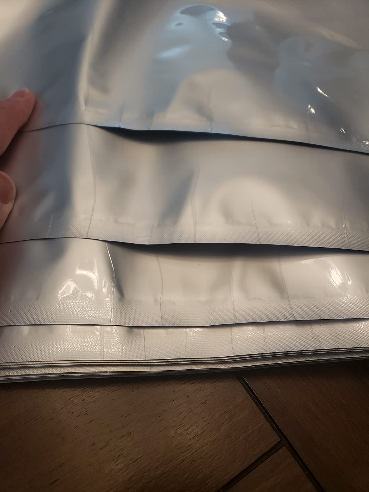 10PCS 5 Gallon Mylar Bags with 2500CC Oxygen Absorbers and Labels, Zipper Resealable Pouches Heat Sealable Bags for Long Term Food Storage customer photo 1