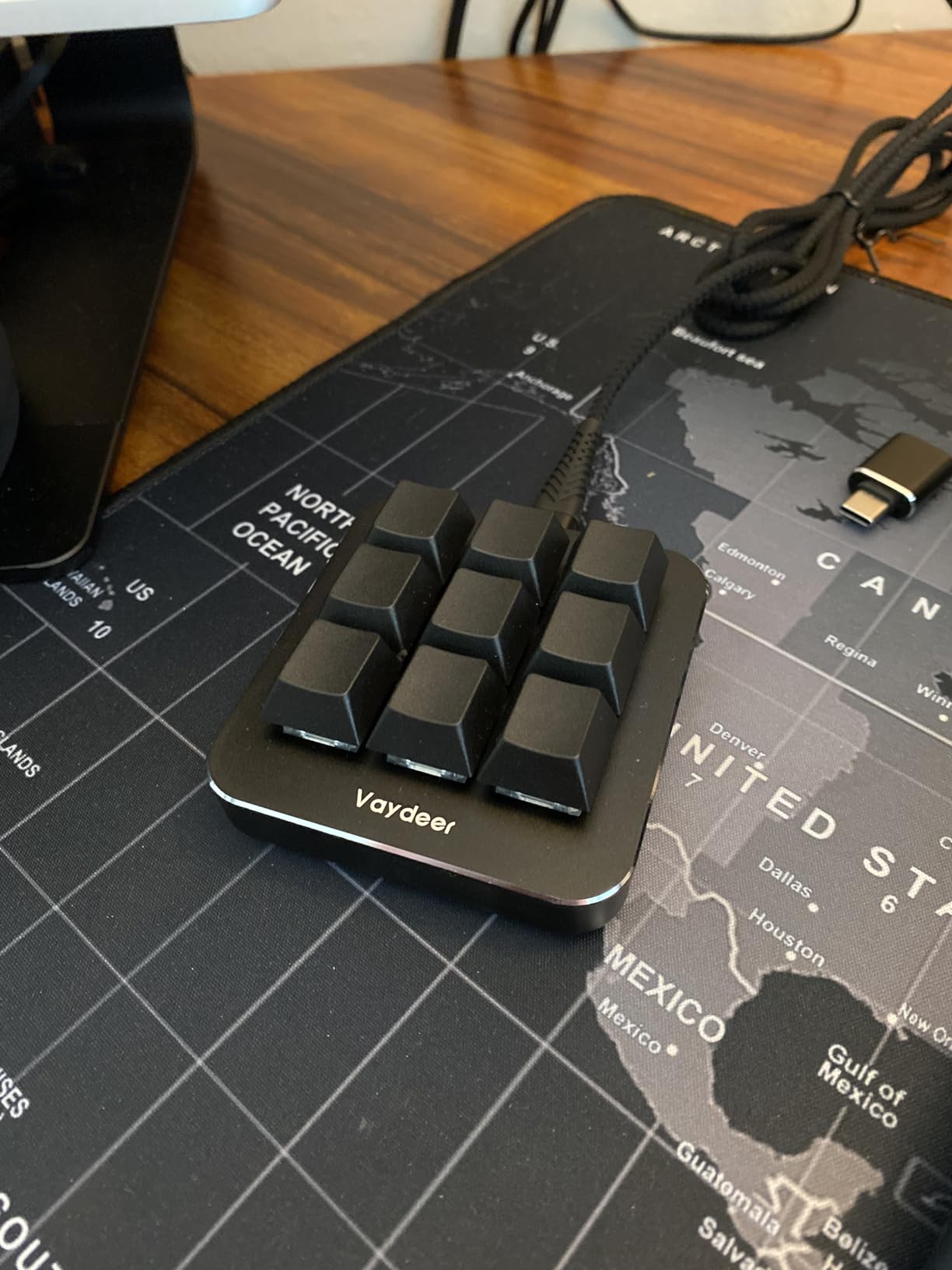 Vaydeer One-Handed Mechanical Keyboard Support NKRO, Hotkeys, One-Click Start,9 Fully Programmable Keys with Floating Window and Macro Multifunctional Keypad for iOS,Windows, Gift Idea for Him/Her customer photo 1