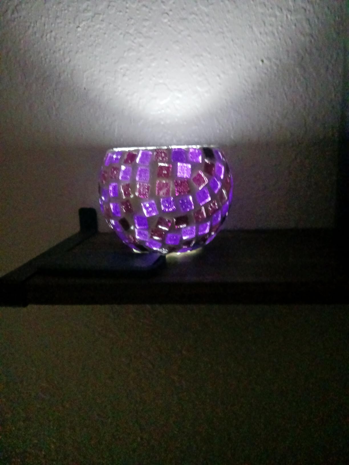 Glass Mosaic Candle Holder Kit, DIY Art and Crafts for Adults & Kids Gifts customer photo 2