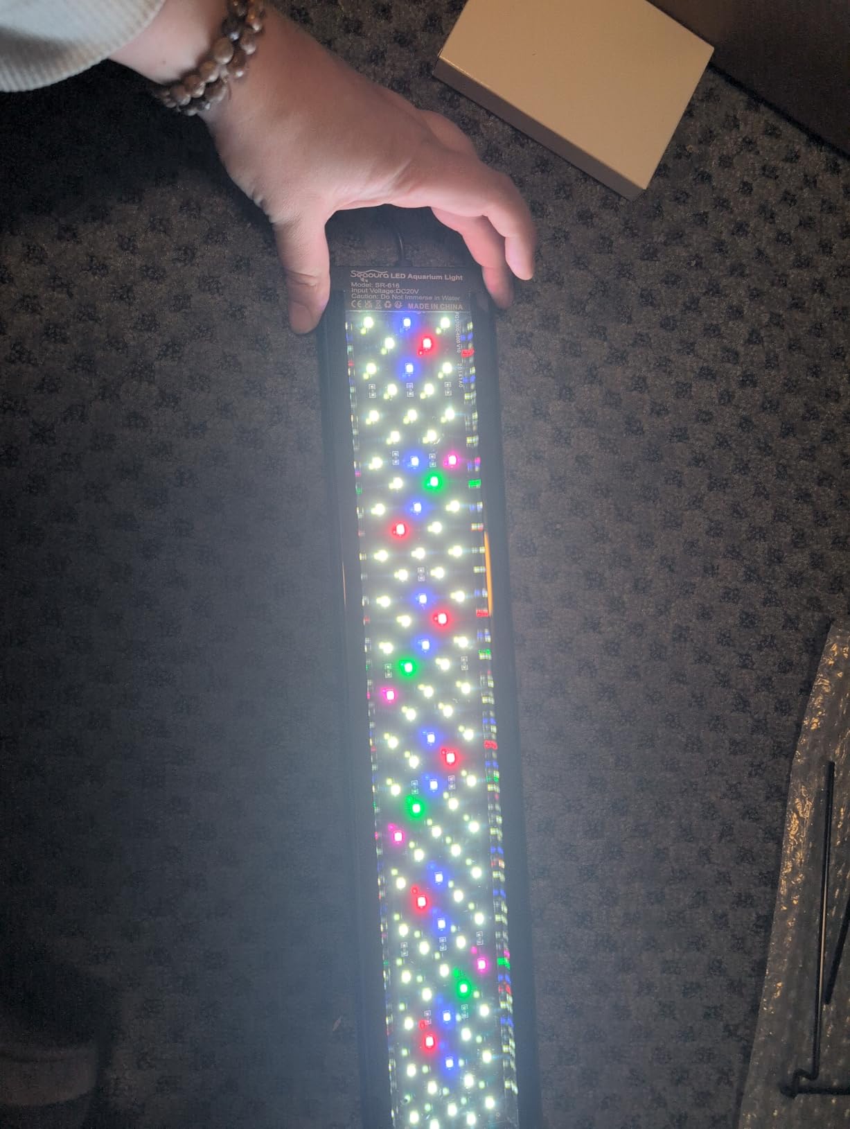 SEAOURA LED Aquarium Light for Plants & Fish Tank with Timer, 30-36 Inch customer photo 1