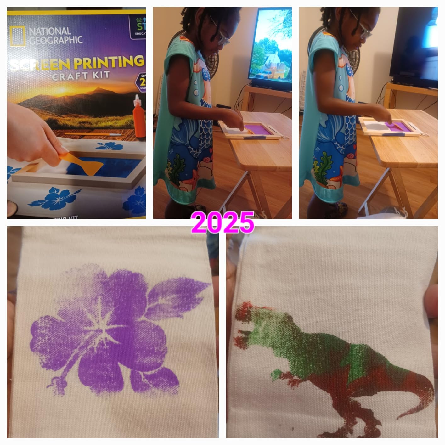 National Geographic Screen Printing Arts and Crafts Kit for Kids customer photo 1