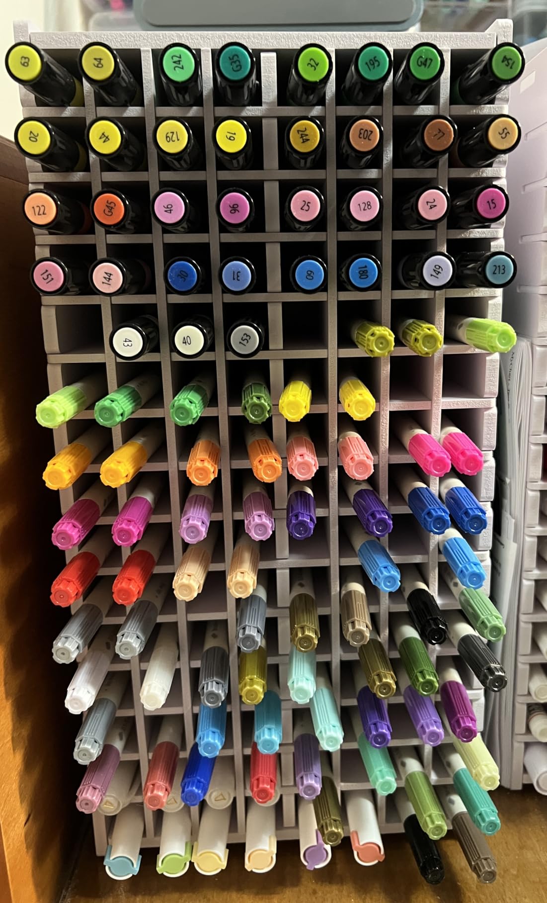 SANFURNEY Art Marker Storage Rack for 120 Markers customer photo 1