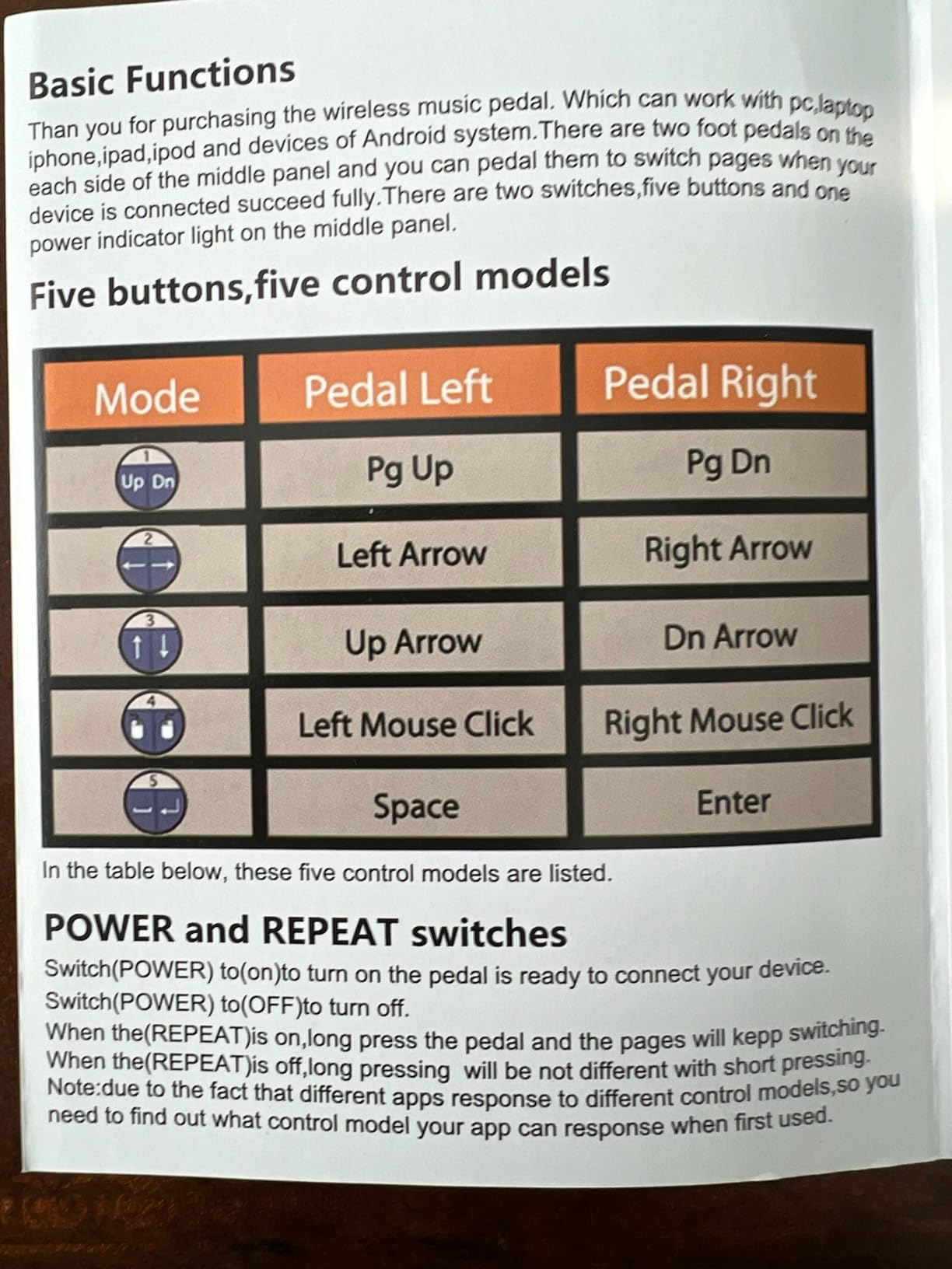 STRICH Wireless Page Turner Pedal for iPad, Rechargeable Foot Pedal, SPT-10 customer photo 2