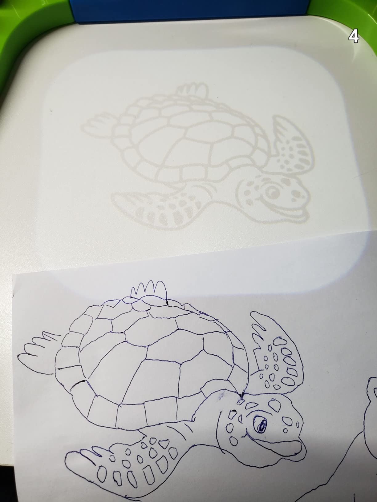 Thin Air Brands Drawing Projector for Kids 3 & Up, Preschool Tracing Projector Kit Includes 32 Animal Drawings on 4 Sturdy Discs, 8 Crayons & 1 Pad of Drawing Paper for Fun Play-Based Learning customer photo 2