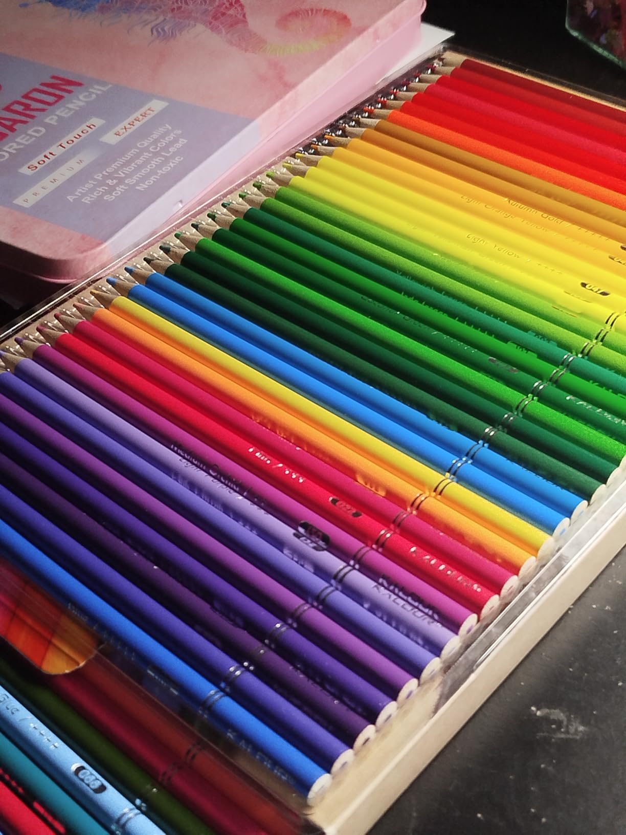 KALOUR 72 Count Colored Pencils for Adult Coloring Books, Soft Core,Ideal for Drawing Blending Shading,Color Pencils Set Gift for Adults Kids Beginners customer photo 1