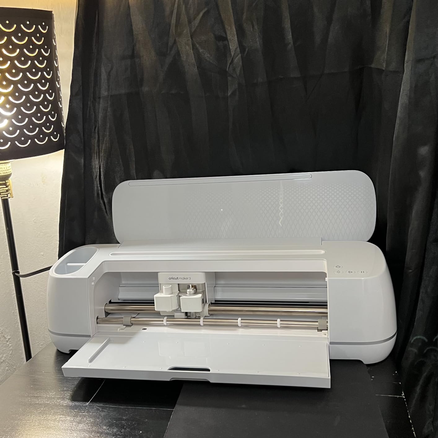 Cricut Maker 3 & Digital Content Library Bundle - Includes 30 Images in Design Space App - Smart Cutting Machine, 2X Faster & 10X Cutting Force, Cuts 300+ Materials, Blue, Leather,Vinyl customer photo 2