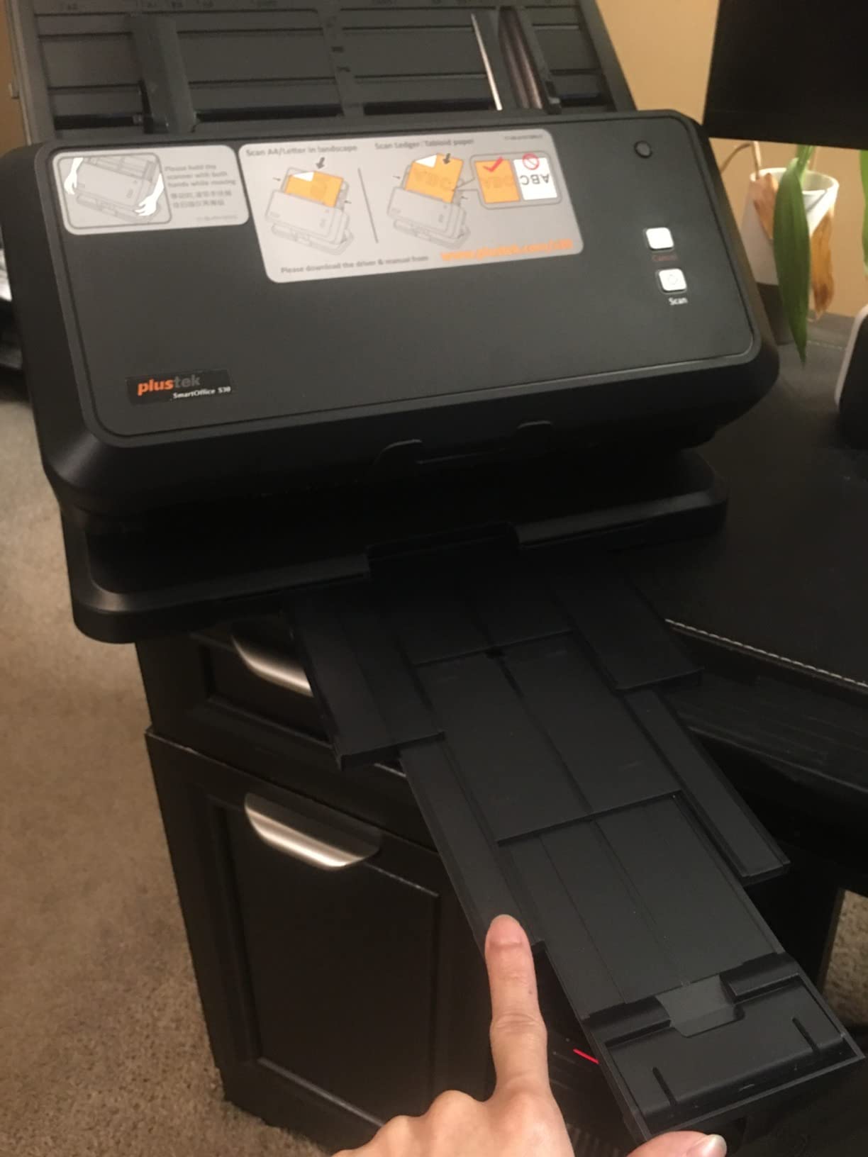 Plustek Large Format Document Scanner S30 - Wide Format Tabloid, Ledger, A3 customer photo 2