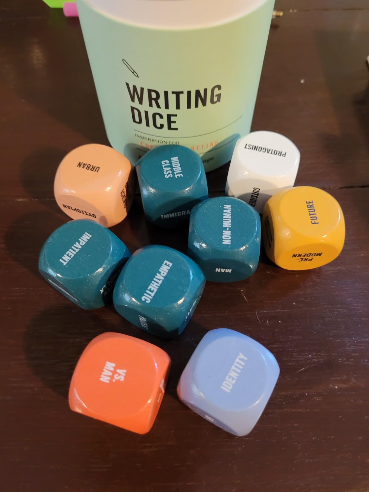 Two Tumbleweeds Art Dice - Drawing & Painting Prompts, Set of 9 dice customer photo 2