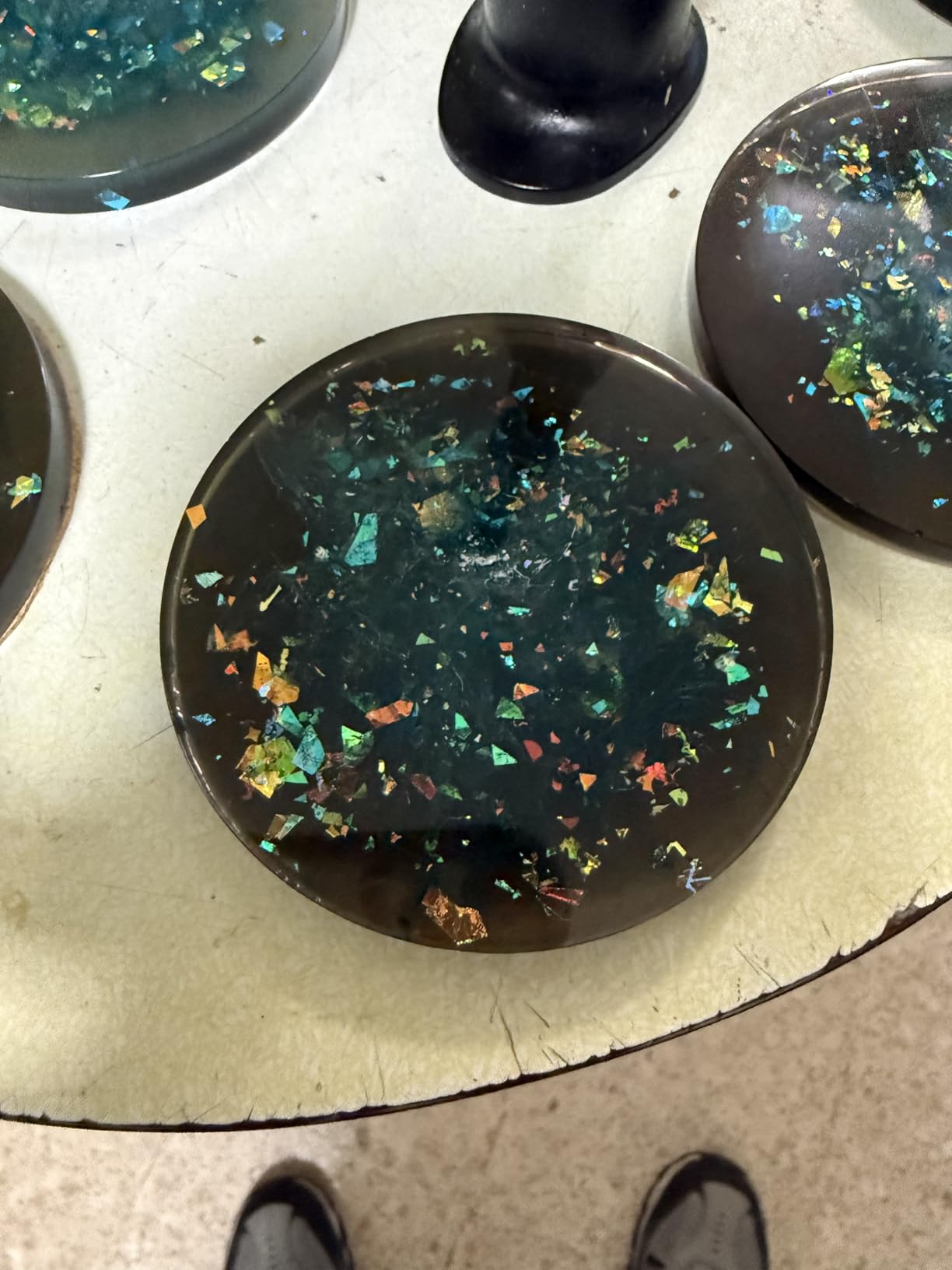 LET'S RESIN 18 Pcs Coaster Resin Molds Silicone, Coaster Molds customer photo 1