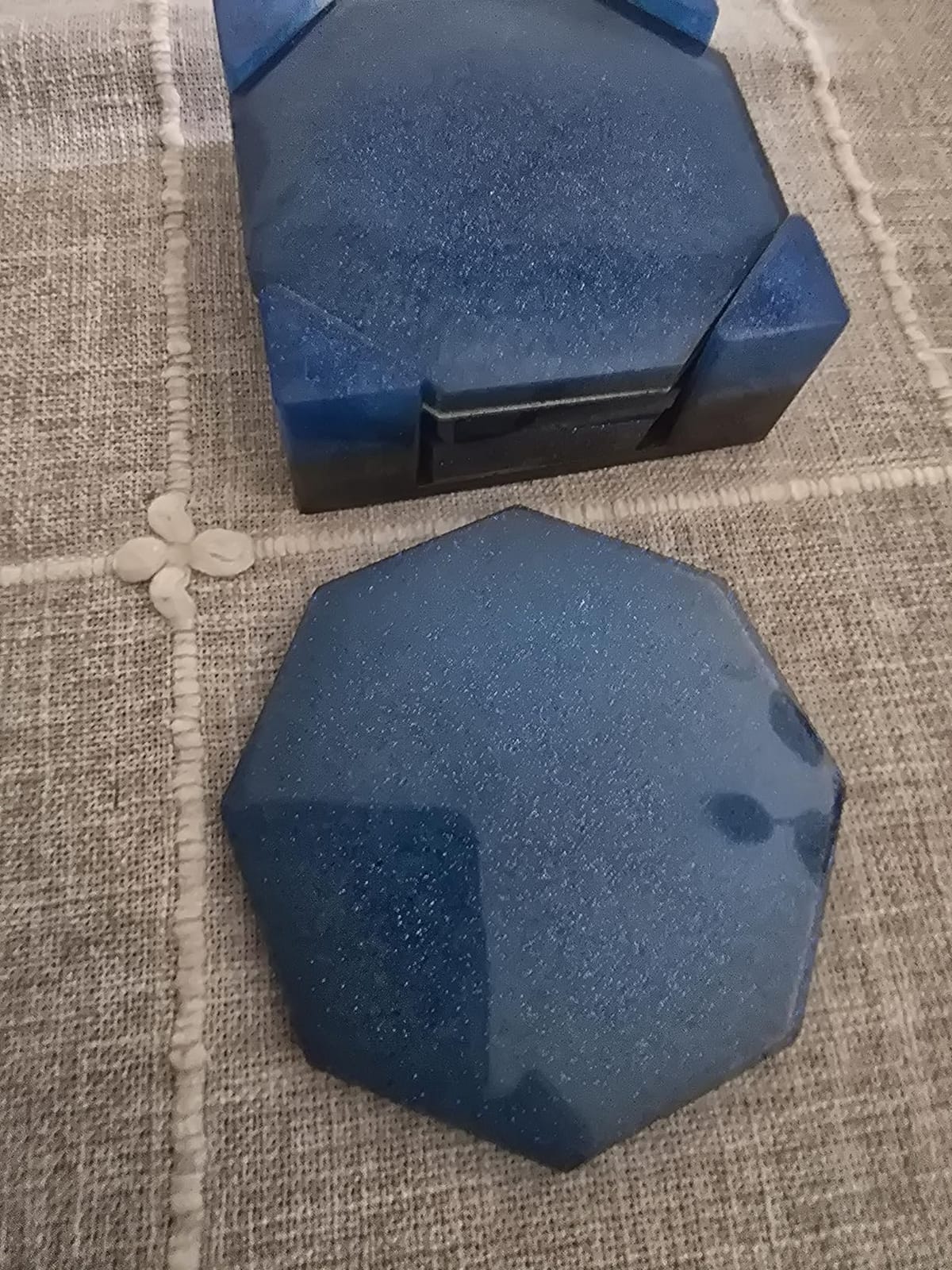 LET'S RESIN 18 Pcs Coaster Resin Molds Silicone, Coaster Molds customer photo 2