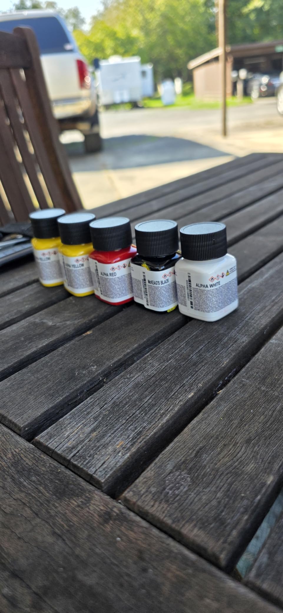 AlphaNamel Hobby/Model Enamel Paint Primary Pack - 5 Essential Colors - Oil-based, Fast Drying, Suitable for Miniatures, Metal, Plastic, Vinyl, Wood and Rubber customer photo 1