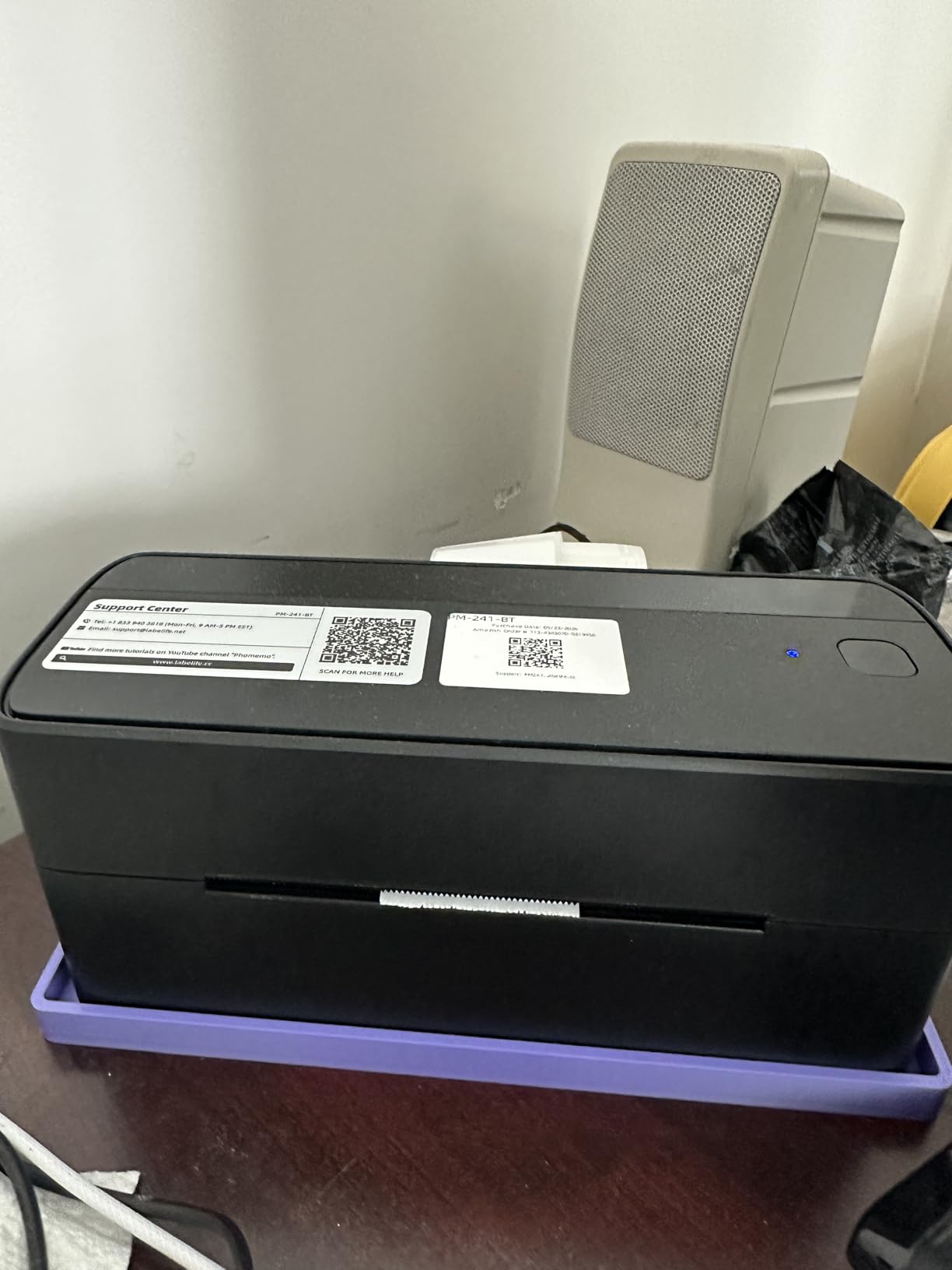 Phomemo Bluetooth Thermal Label Printer, 241BT Label Printer & 20Pcs Labels customer photo 2