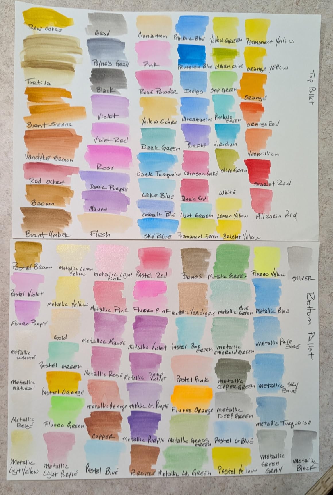 Artecho 50-Color Watercolor Paint Set, Compact Travel Tin Case customer photo 2
