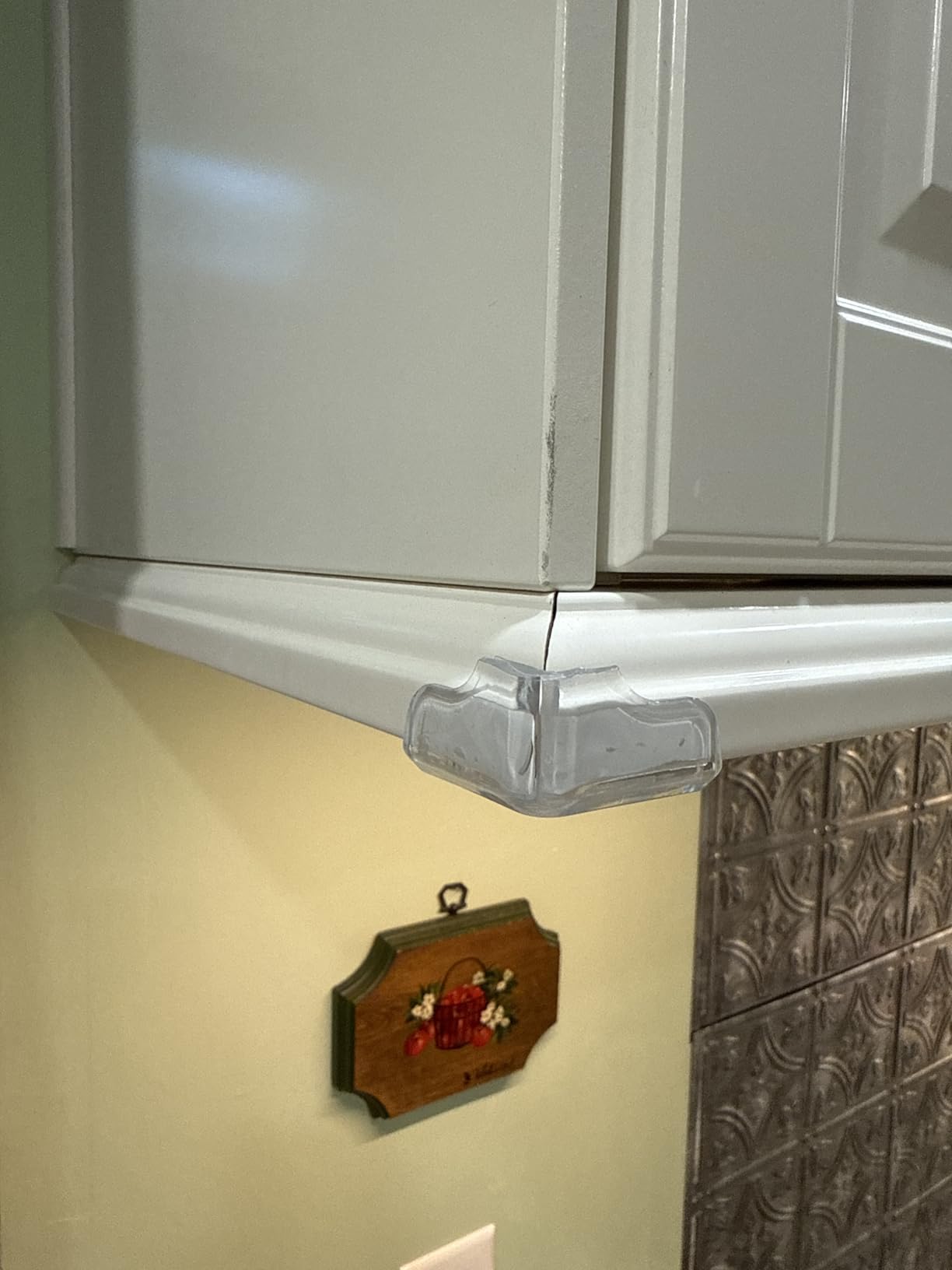 8 Pack Large Clear Corner Protectors for Baby Proofing Furniture - Table Edge Guards and Bumpers customer photo 2