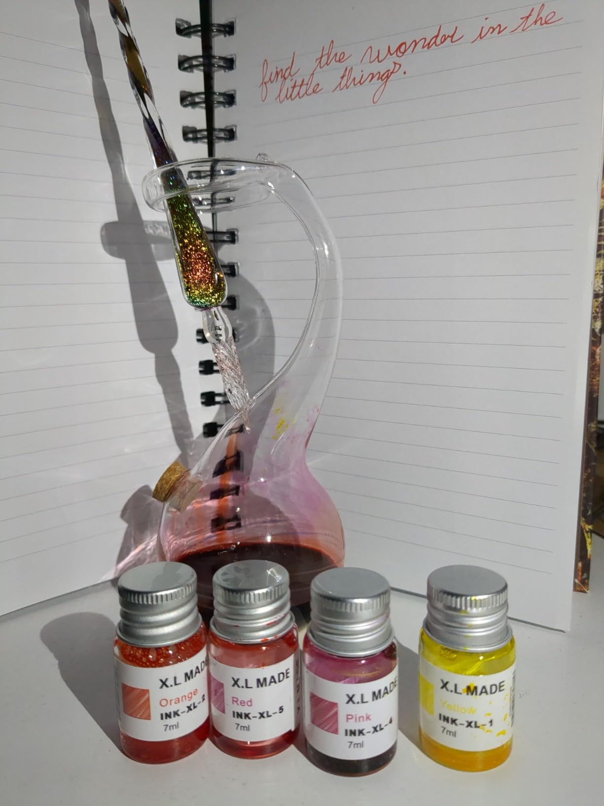 36 Piece Calligraphy Ink Set, Fountain Glass Dip Pen Ink for Writing & Art customer photo 1