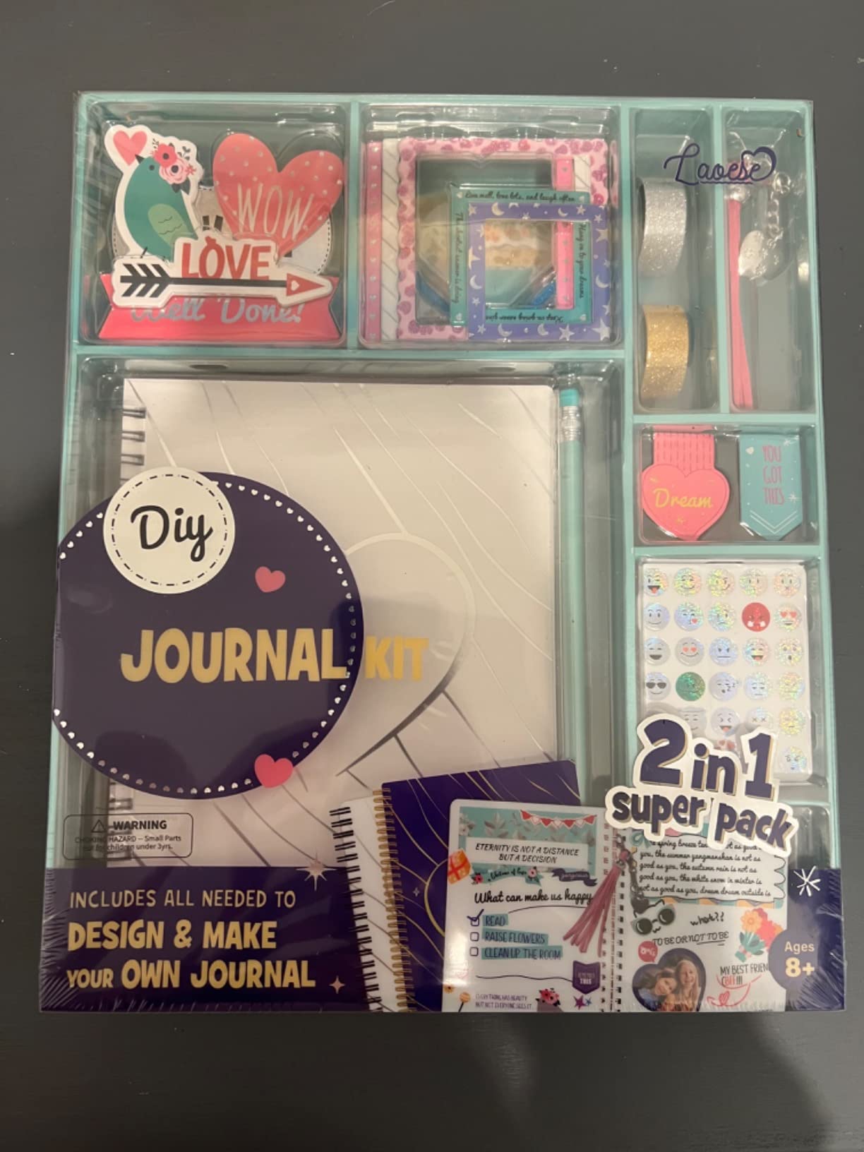 DIY Journal Kit for Girls Ages 8+, Stationery Set for Teen Tween Girl Gift customer photo 1