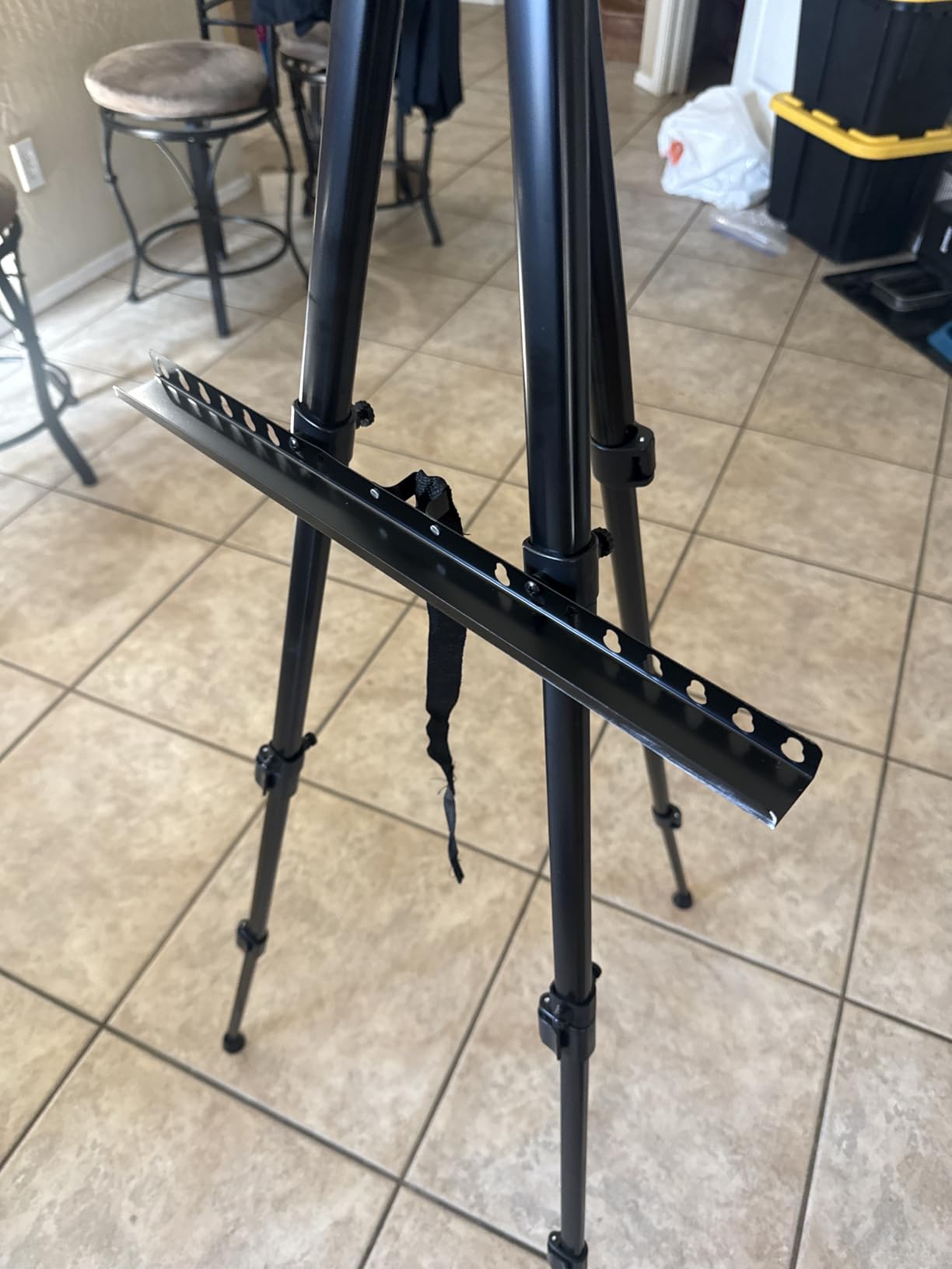 NS JYMB Easel Stand for Sign and Painting, 17-66 Inch Adjustable, Black customer photo 1