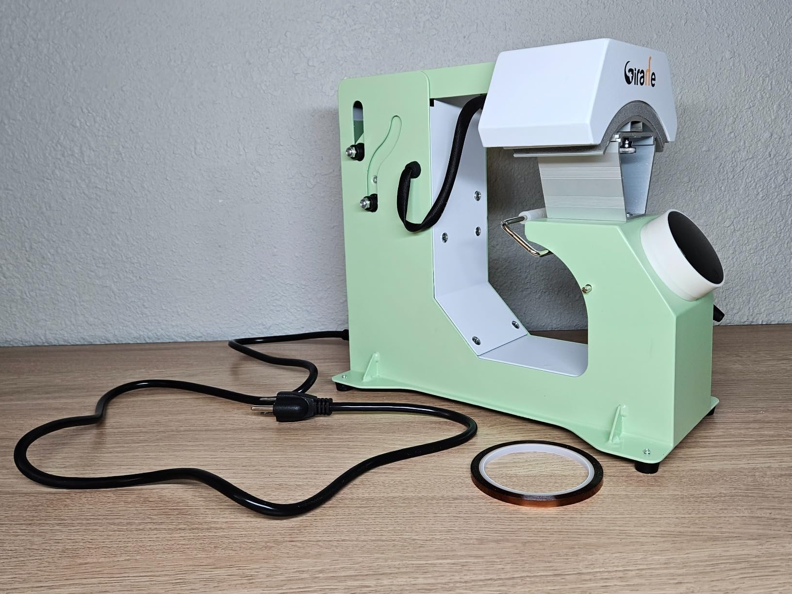 Giraffe Auto Hat Heat Press Machine,Green Auto Open Cap Heat Press customer photo 2