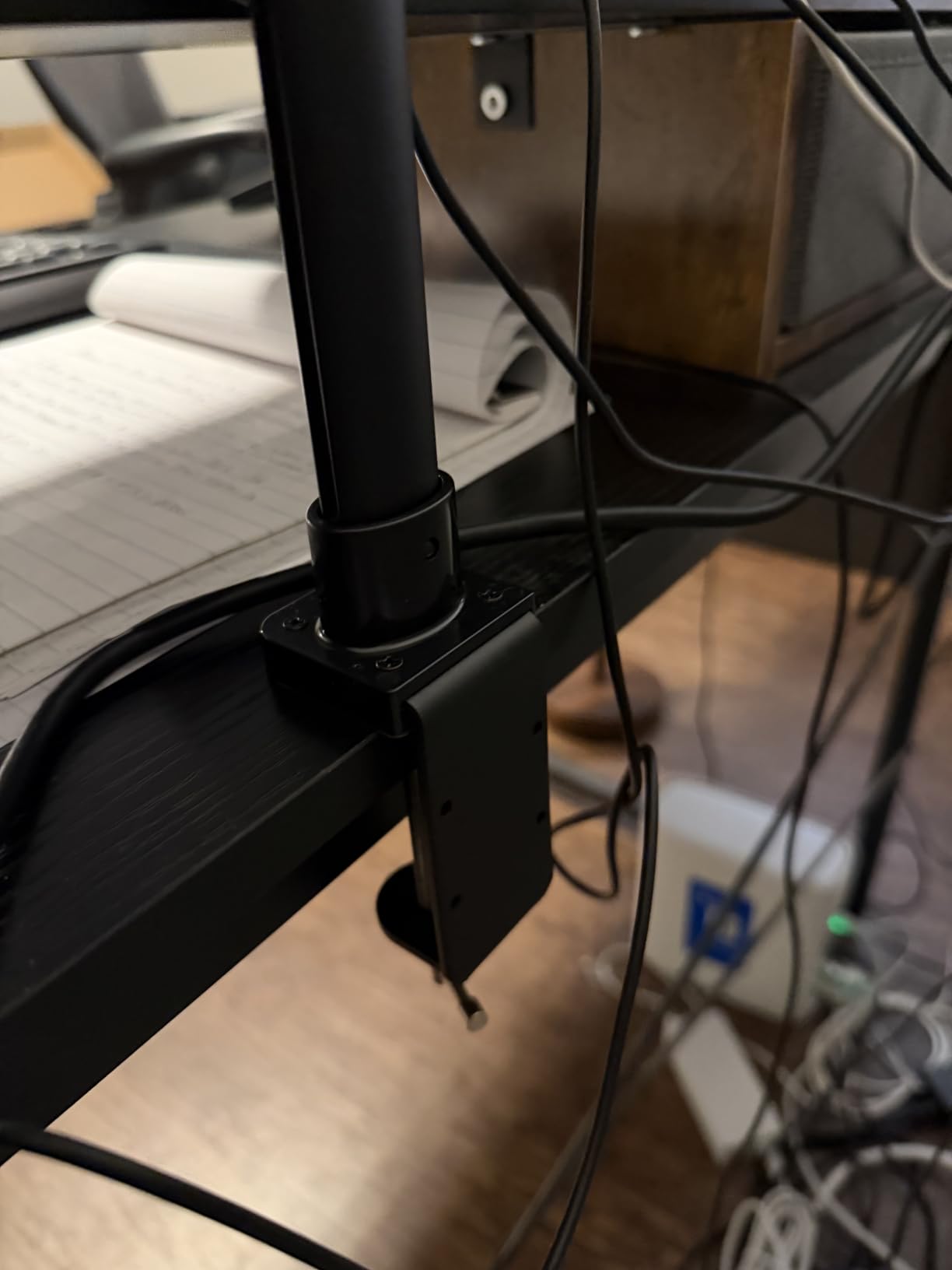 LED Desk Lamp with Clamp, Dual Head Monitor Light, Remote customer photo 2