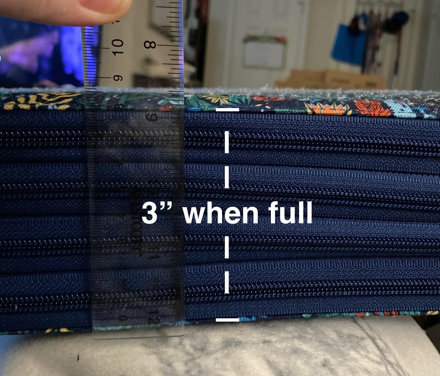 200 Slots Pencil Case 4-Layer Zipped Holder w/Handle customer photo 2