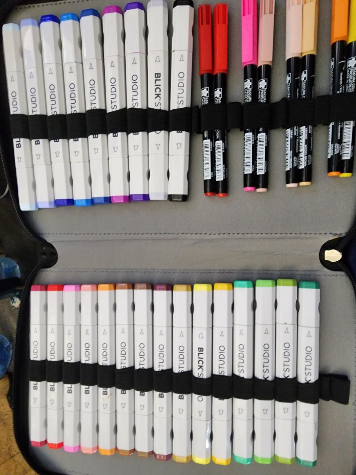 102 Slots Marker Pen Organizer Case w/Handle customer photo 2