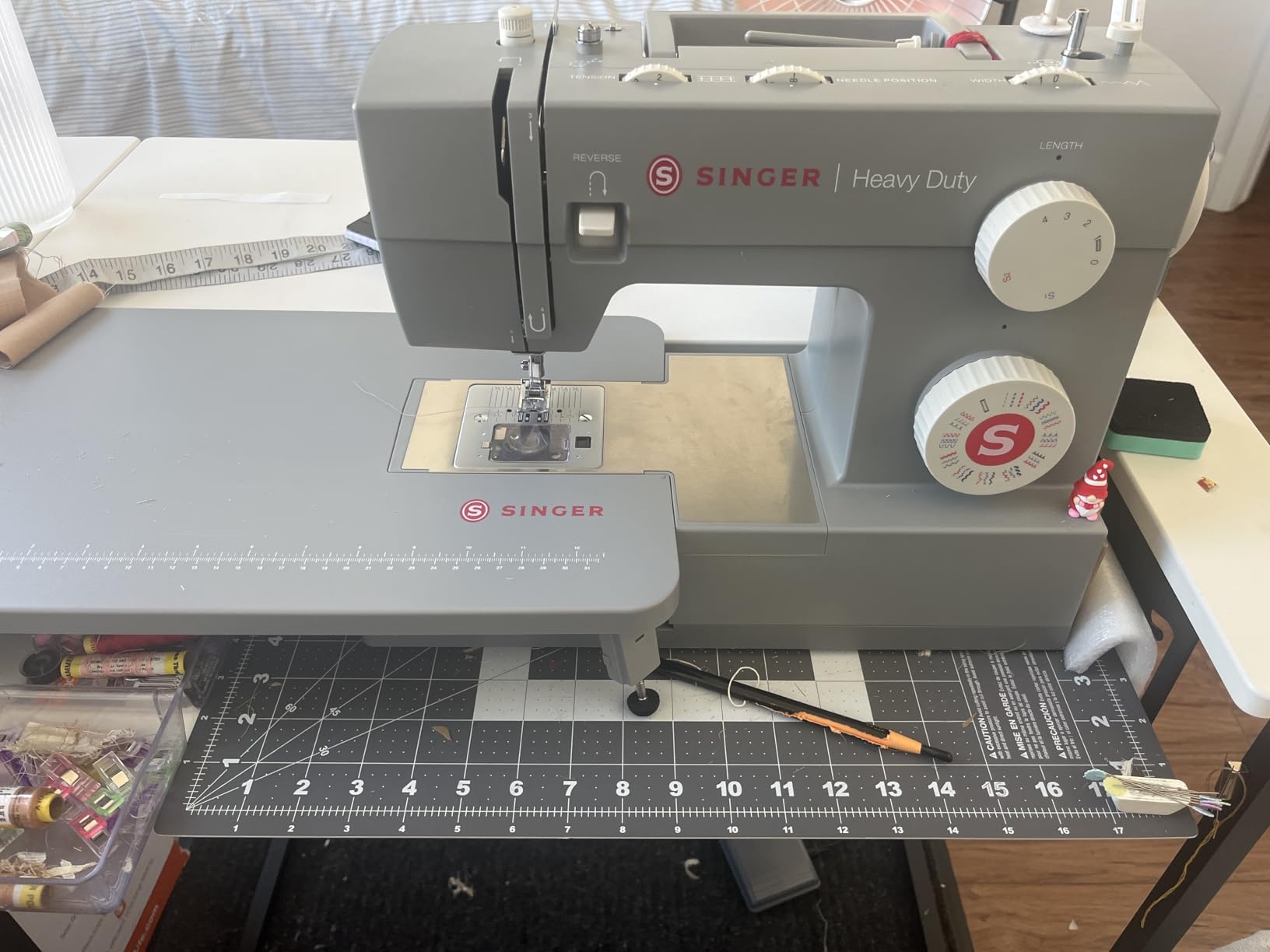 SINGER® 6380 Heavy Duty Sewing Machine with Extension Table, Accessory Kit customer photo 1