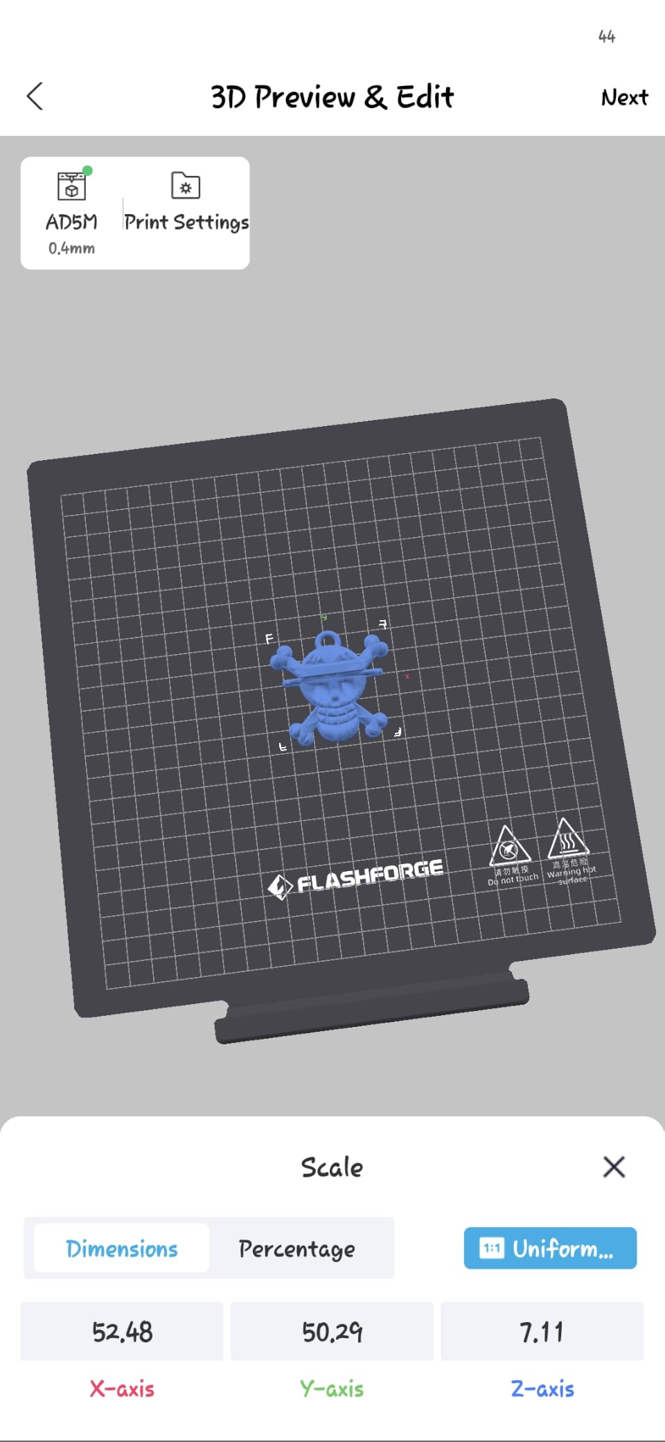 FLASHFORGE Adventurer 5M 3D Printer with Fully Auto Leveling, Max 600mm/s High Speed Printing, 280°C Direct Extruder with 3S Detachable Nozzle, CoreXY All Metal Structure, Print Size 220x220x220mm customer photo 2