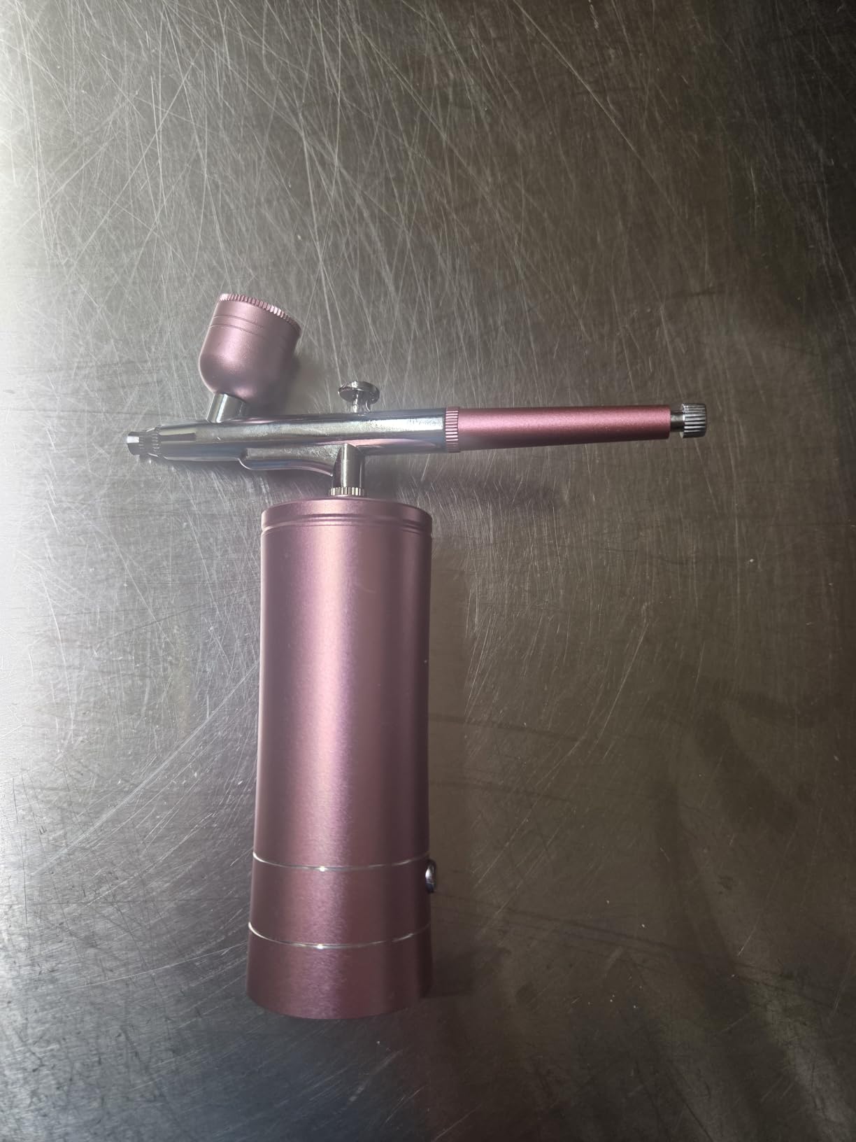 Airbrush Kit Air Brush Kit With Air Compressor Nail Charms Wireless Air Brush for Barber, Nail Art,Makeup, Model Painting (Pink) customer photo 2