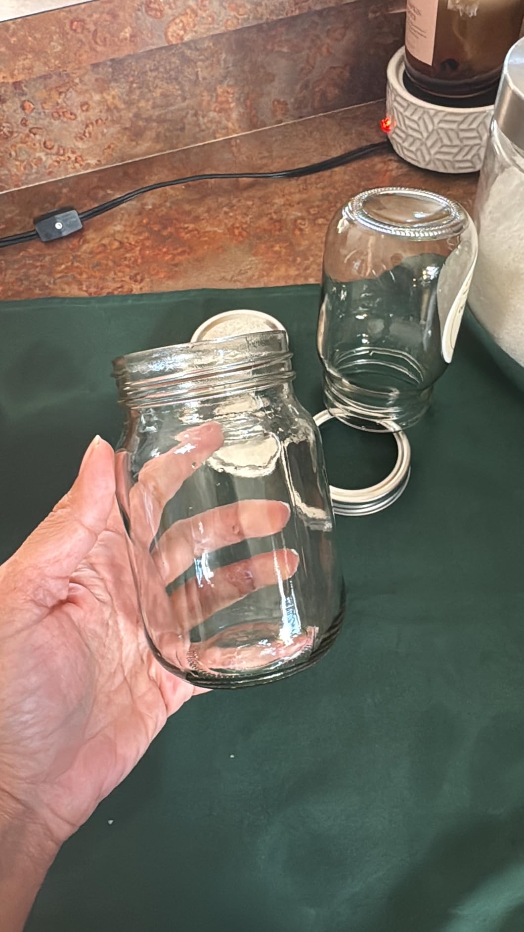 PINIWON Mason Jars 16 oz with Lids and Bands, 15 Pack Pint Canning Jars customer photo 2
