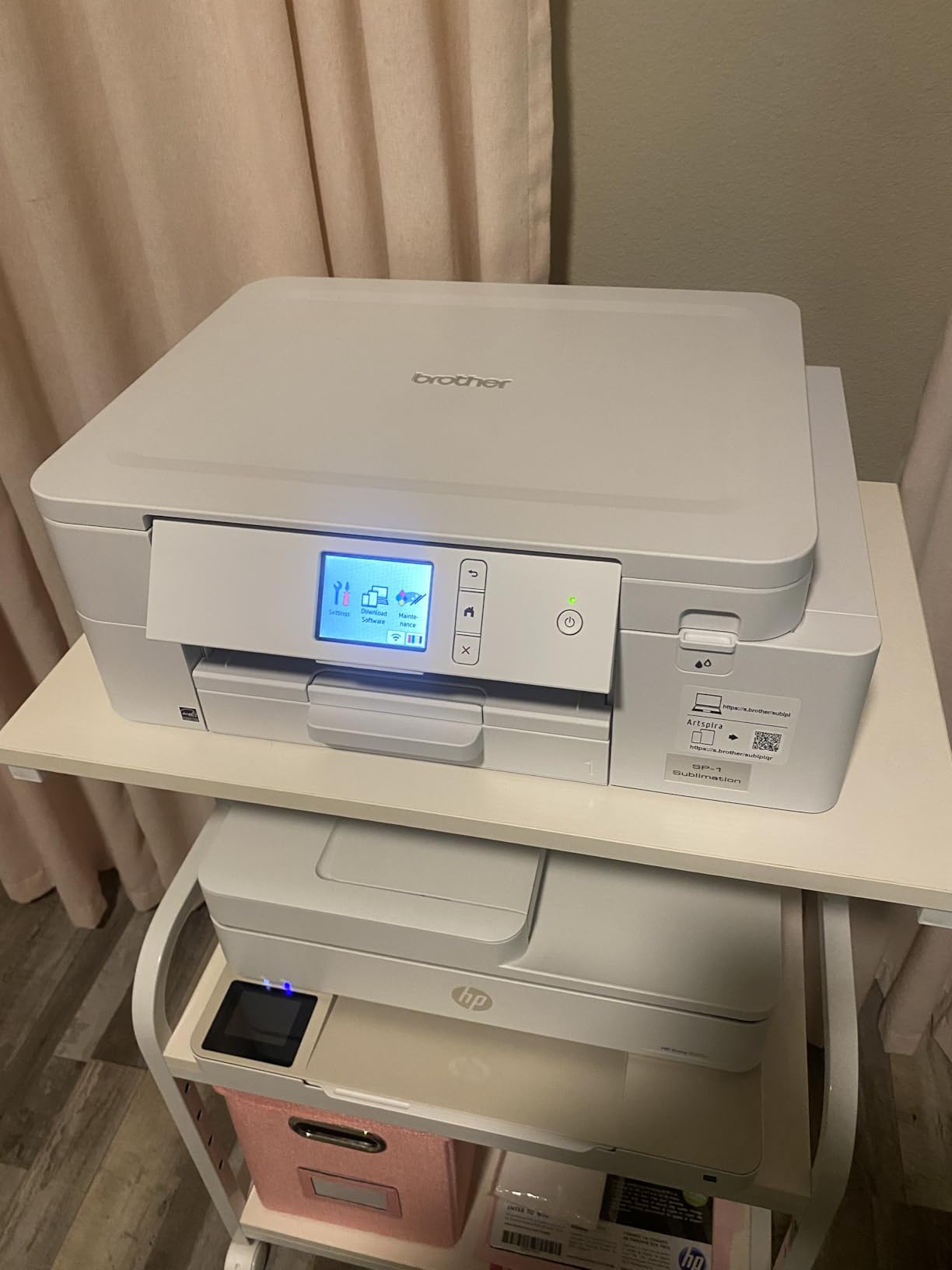 Brother Sublimation Printer and 4-Color Sublimation Ink Cartridge Set customer photo 2