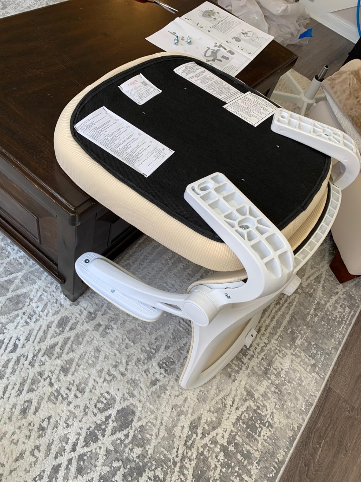 Marsail Ergonomic Office Chair: Office Desk Chair with High Back Mesh and Adjustable Lumbar Support Rolling Work Swivel Task Chairs with Wheel 3D Armrests and Headrest customer photo 2